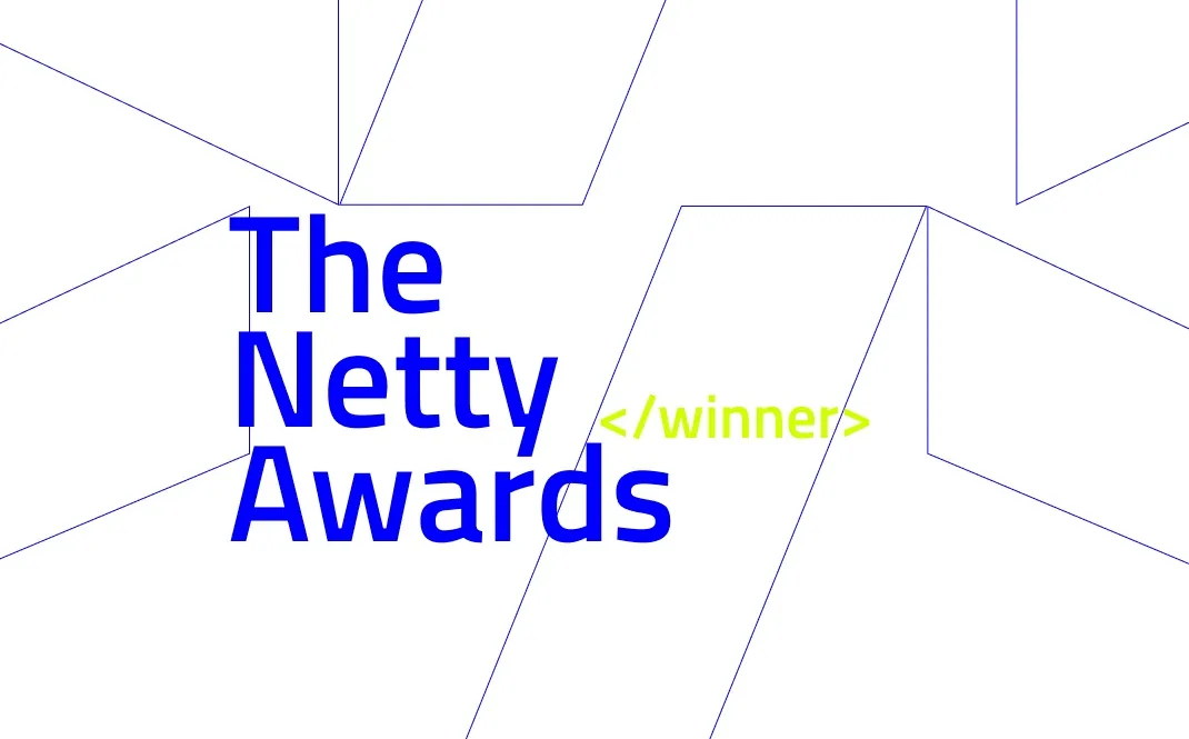 THE BLUE BOX Wins Prestigious Netty Award for Digital Marketing in App Marketing and Software.