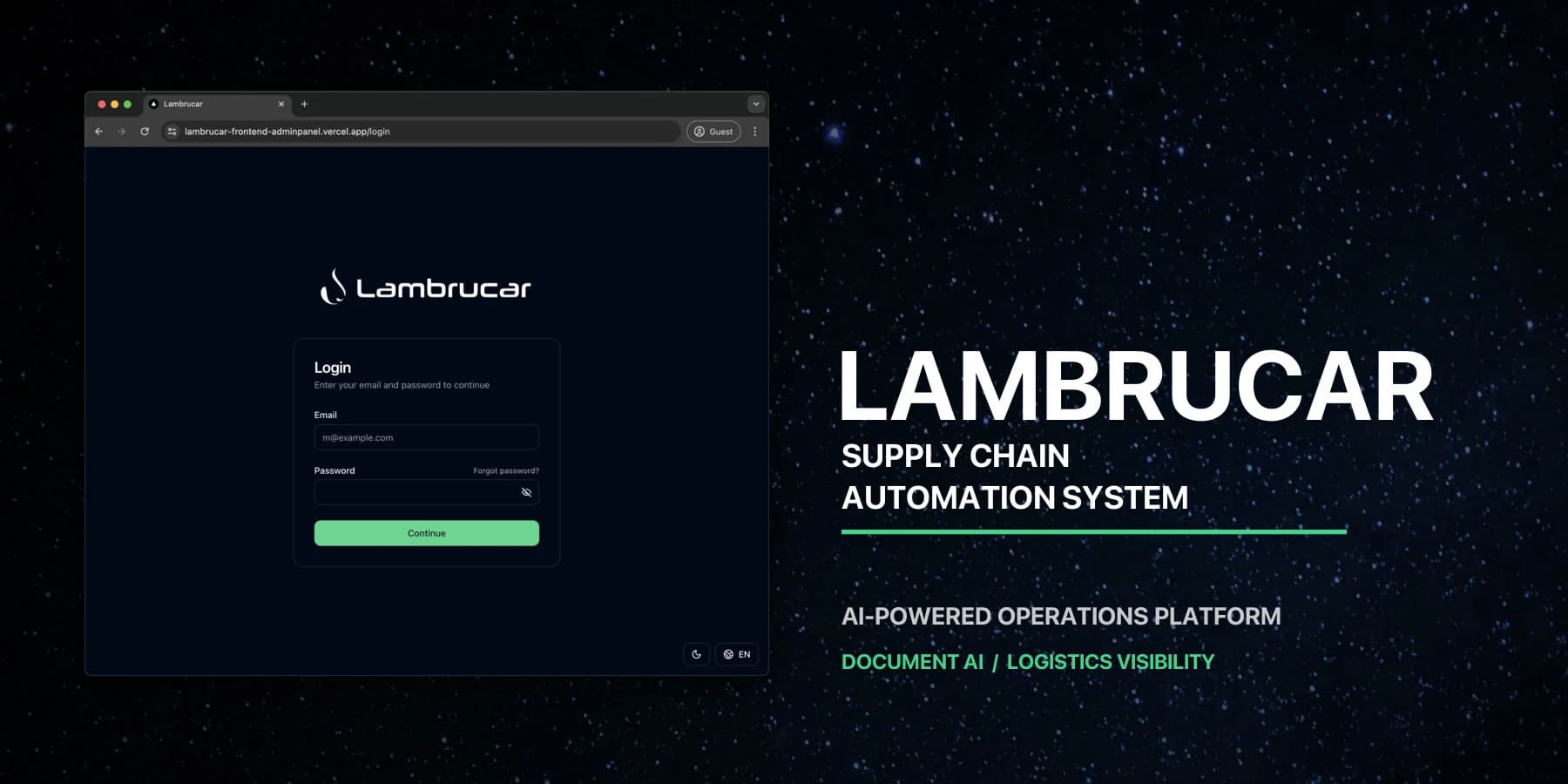 Supply Chain Automation System