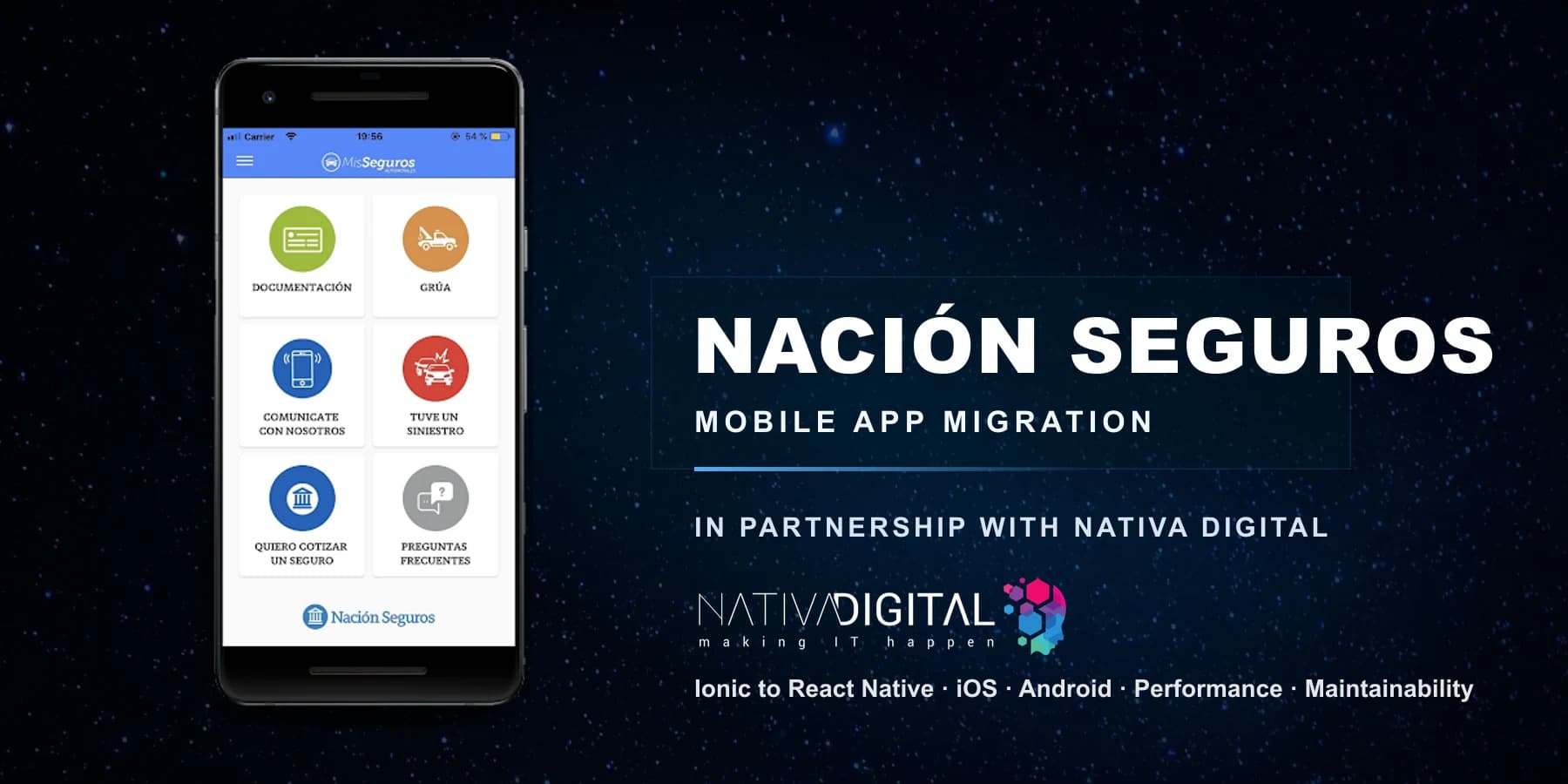 Insurance Mobile App Migration