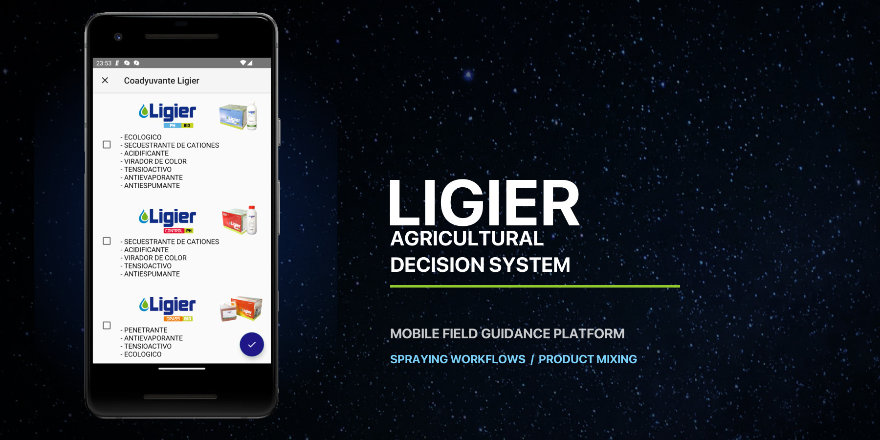 Ligier agricultural decision system